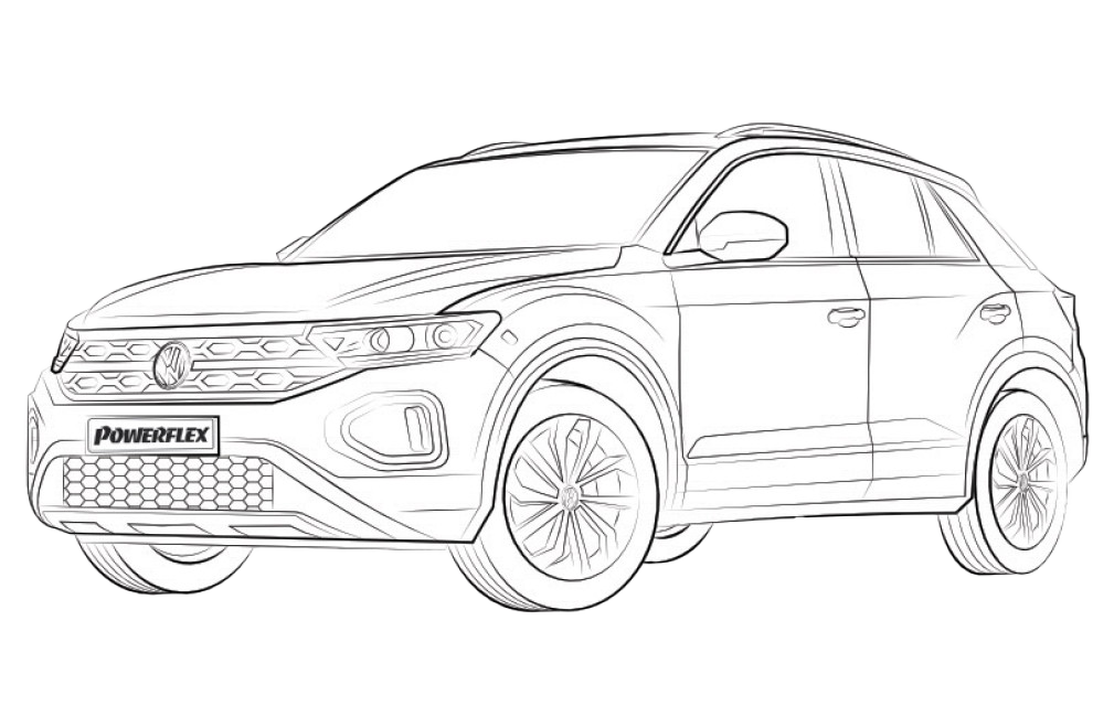 T-Roc FWD Rear Beam (2018 on)