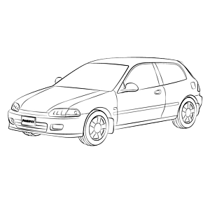 Civic Mk5 EG-EJ inc CRX del Sol (1991-1995)