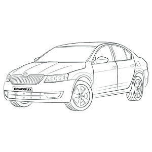 Octavia 5E up to 150PS Rear Beam