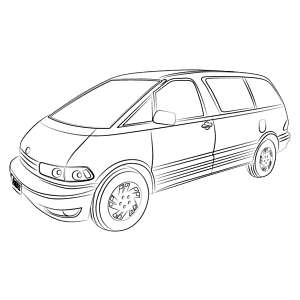 Previa / Estima / Tarago (1990 - 1997)